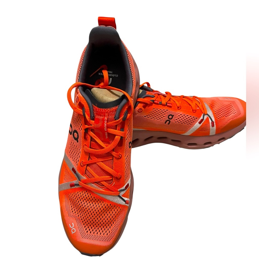๐๐ผOn Cloud Running/Cloud Surfer Trail. Orange Athletic Shoes. NWOT NO BOX. - Picture 3 of 16